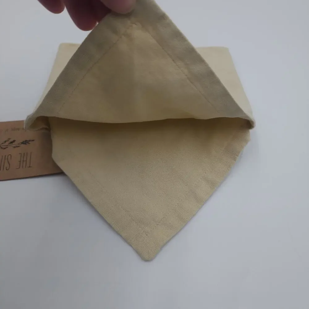 The Simple Folk Linen Bandana in Oatmeal - New with Tags